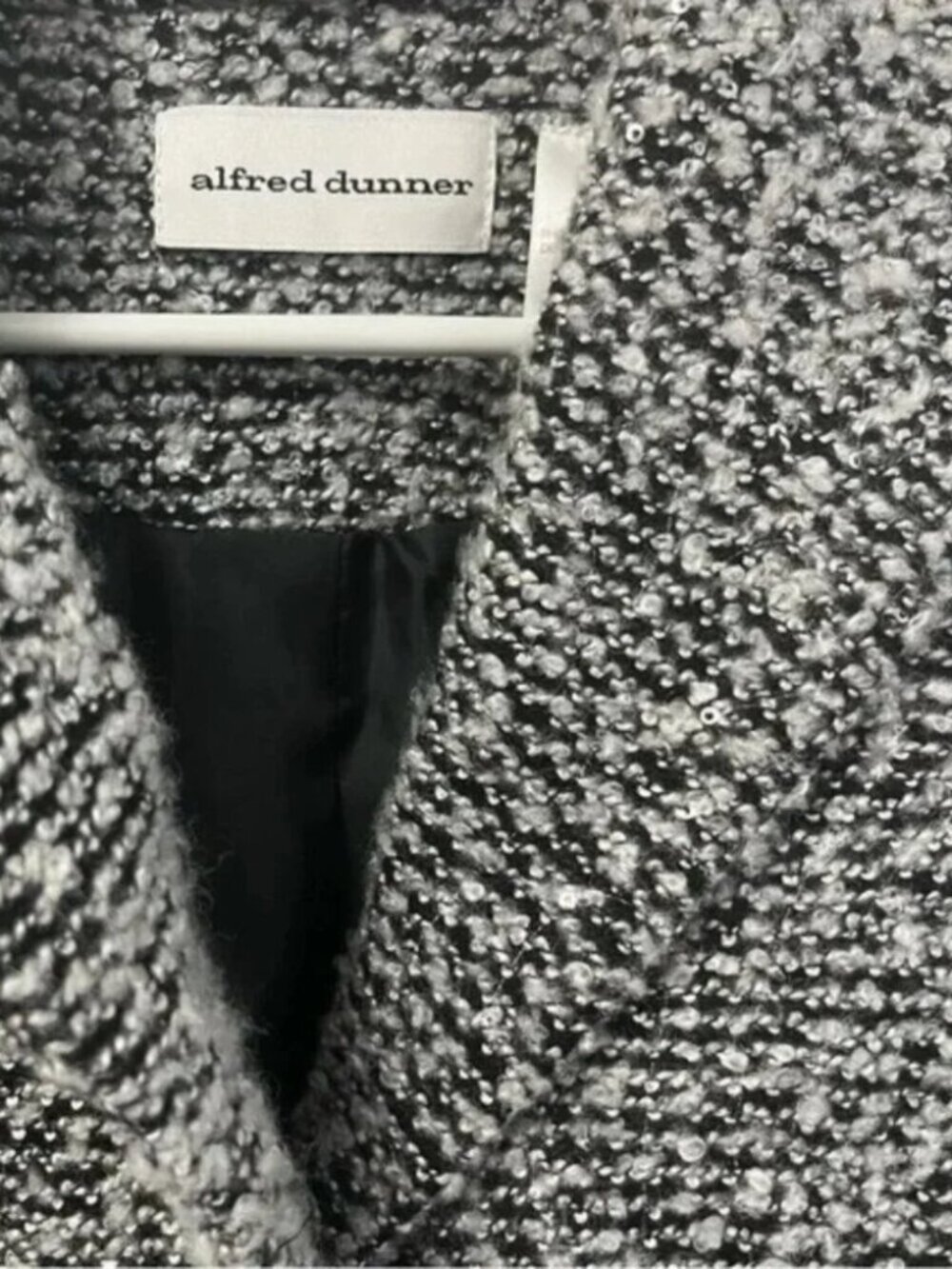 Alfred Dunner Button Up Blazer/Light Coat - Picture 5 of 7